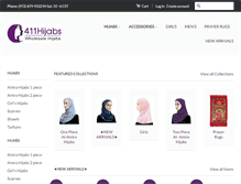 Tablet Screenshot of 411hijabs.com